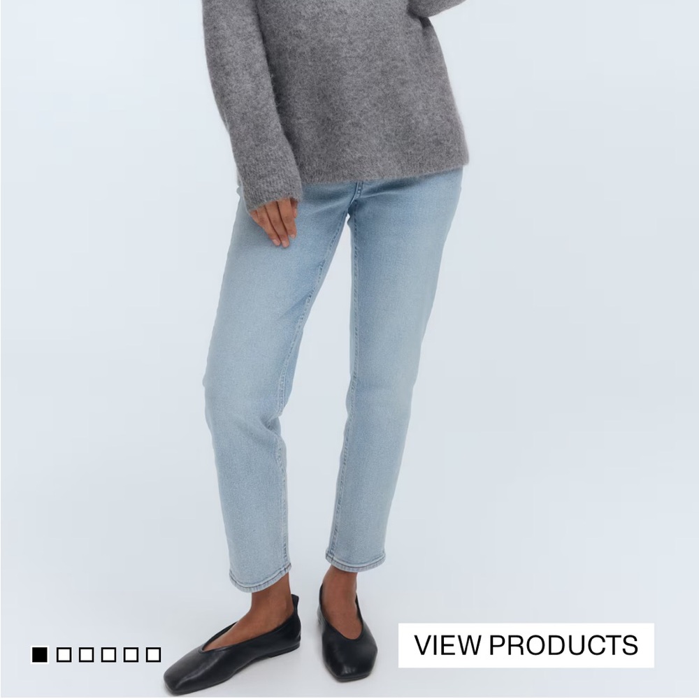 H&M Light Blue Skinny Jeans for Women